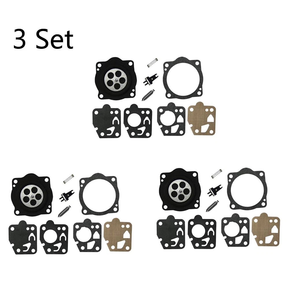 Set of 3 Carburetor Repair Kits for Shindaiwa TK4 B45 (Replace Parts)