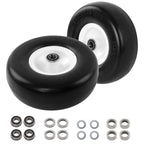 Set of 2 Flat Free Tires for Zero-Turn Lawn Mower (9x3.50-4)