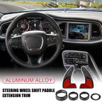 Steering Wheel Shift Paddle Extension Trim Set for Dodge Charger, Jeep 