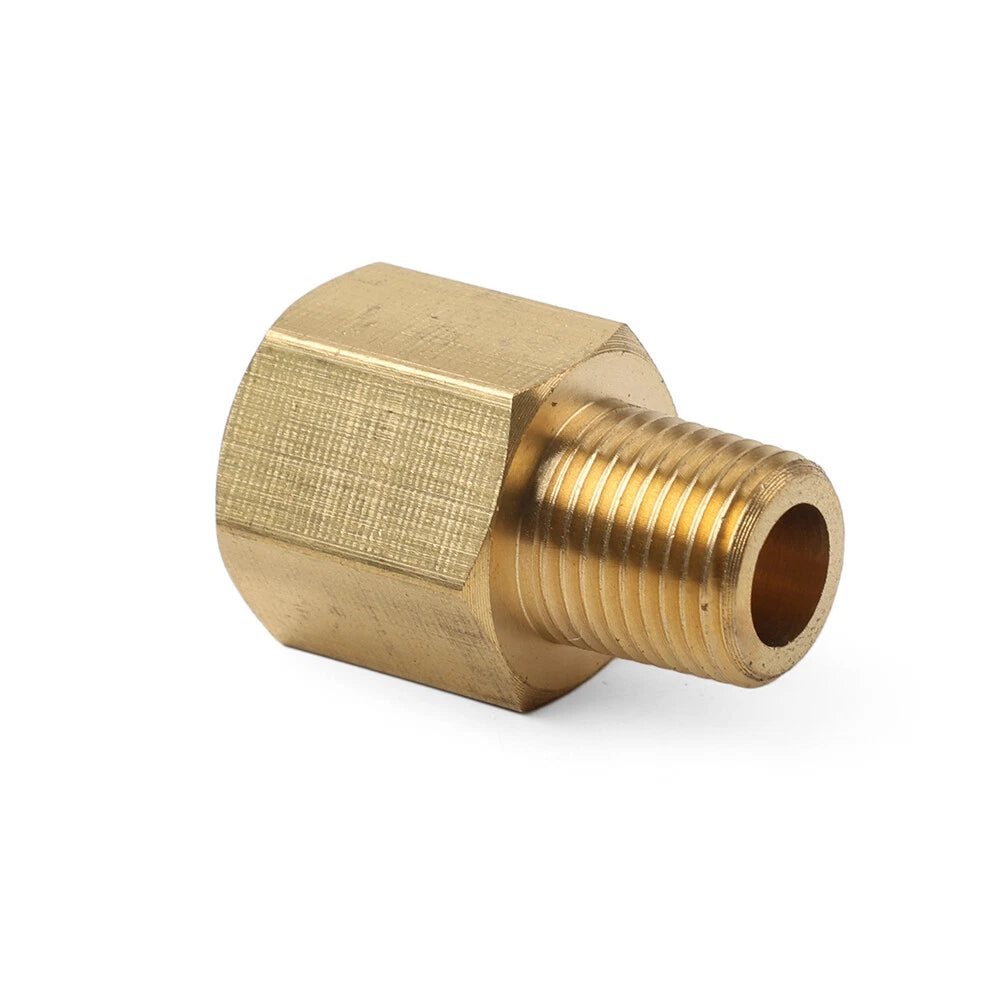 1pc 1/8 BSPT Male to 1/8 NPT Female Reducer Bushing Brass Fitting
