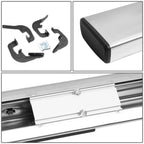 Set of 2 Chrome Running Board Step Bars for Silverado/Sierra (2007–2019)