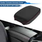 Armrest Cover for Audi Q5 FY (2017–2024) Anti-Scratch Black Red