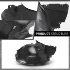 Front Right Fender Liner Splash Shield for Mercedes Benz GLE350d GLE450 (2016)