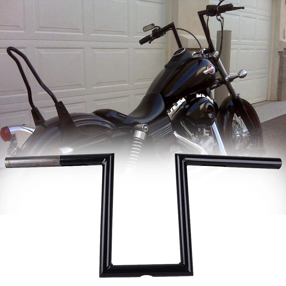 10.5" Rise Ape Hanger Z Bar Handlebars for Harley Softail Dyna Sportster
