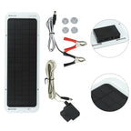 12V Solar Battery Maintainer for Car RV Boat Motorcycle (Universal)
