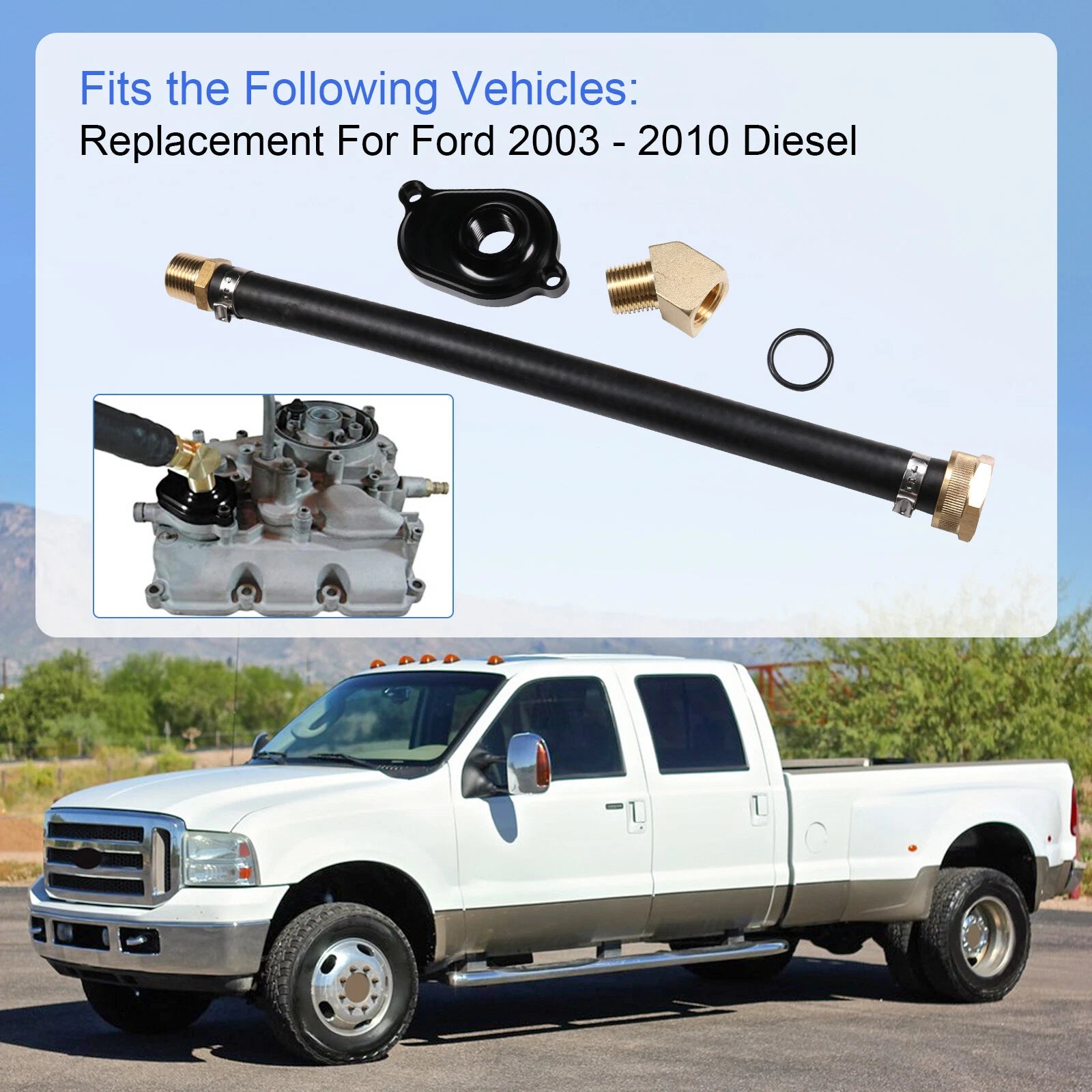 Oil Cooler Flush Kit for Ford Powerstroke 6.0L (2003-2010)