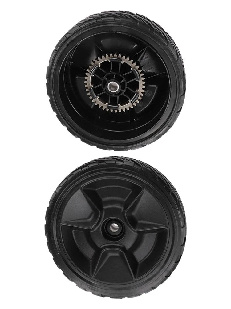 Replacement 8 Inch Lawn Mower Wheels with 12 Teeth Drive Gear for Honda HRN216 (2016–2023)
