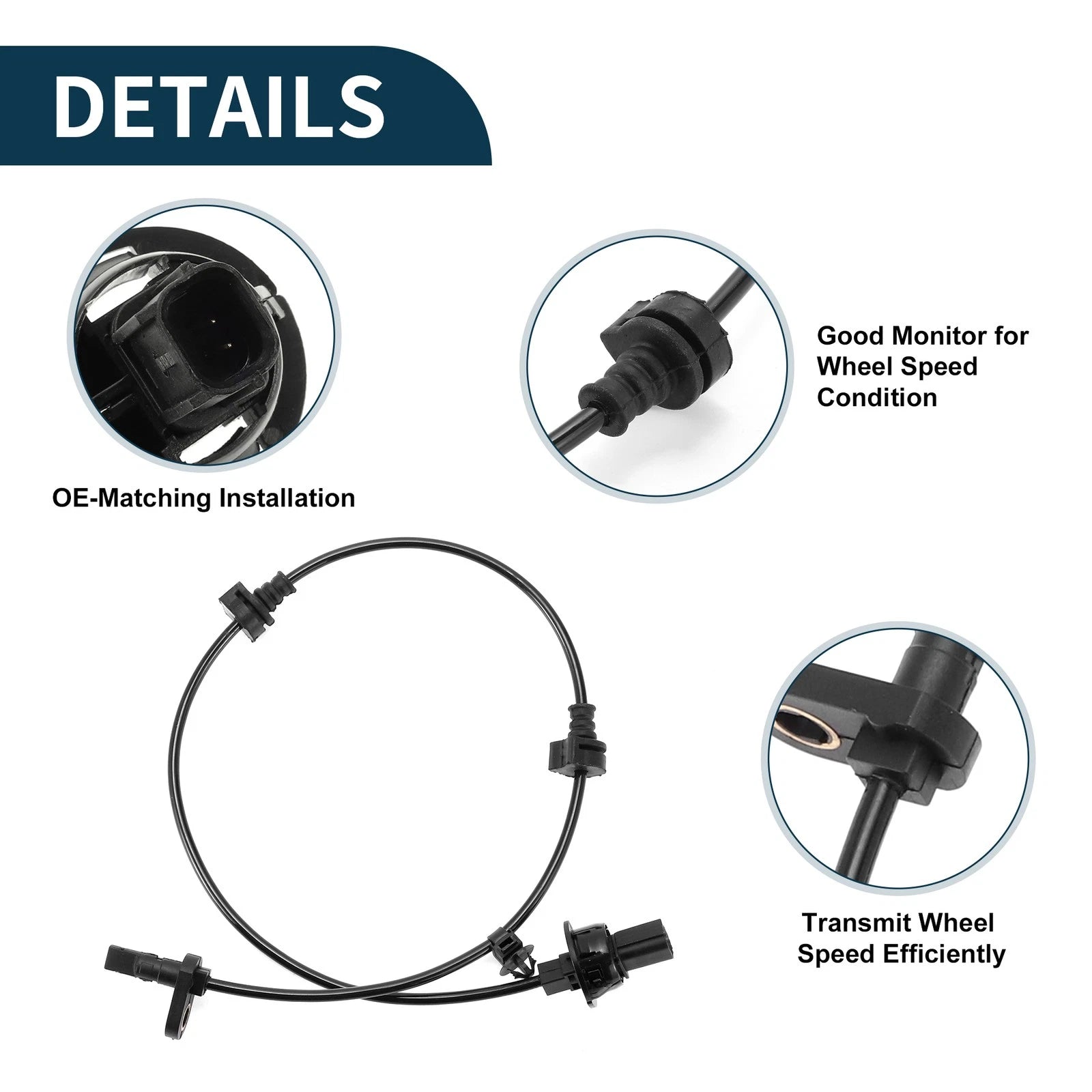 ABS Wheel Speed Sensor for Honda Fit (2007–2008) No. 57455-T5R-003