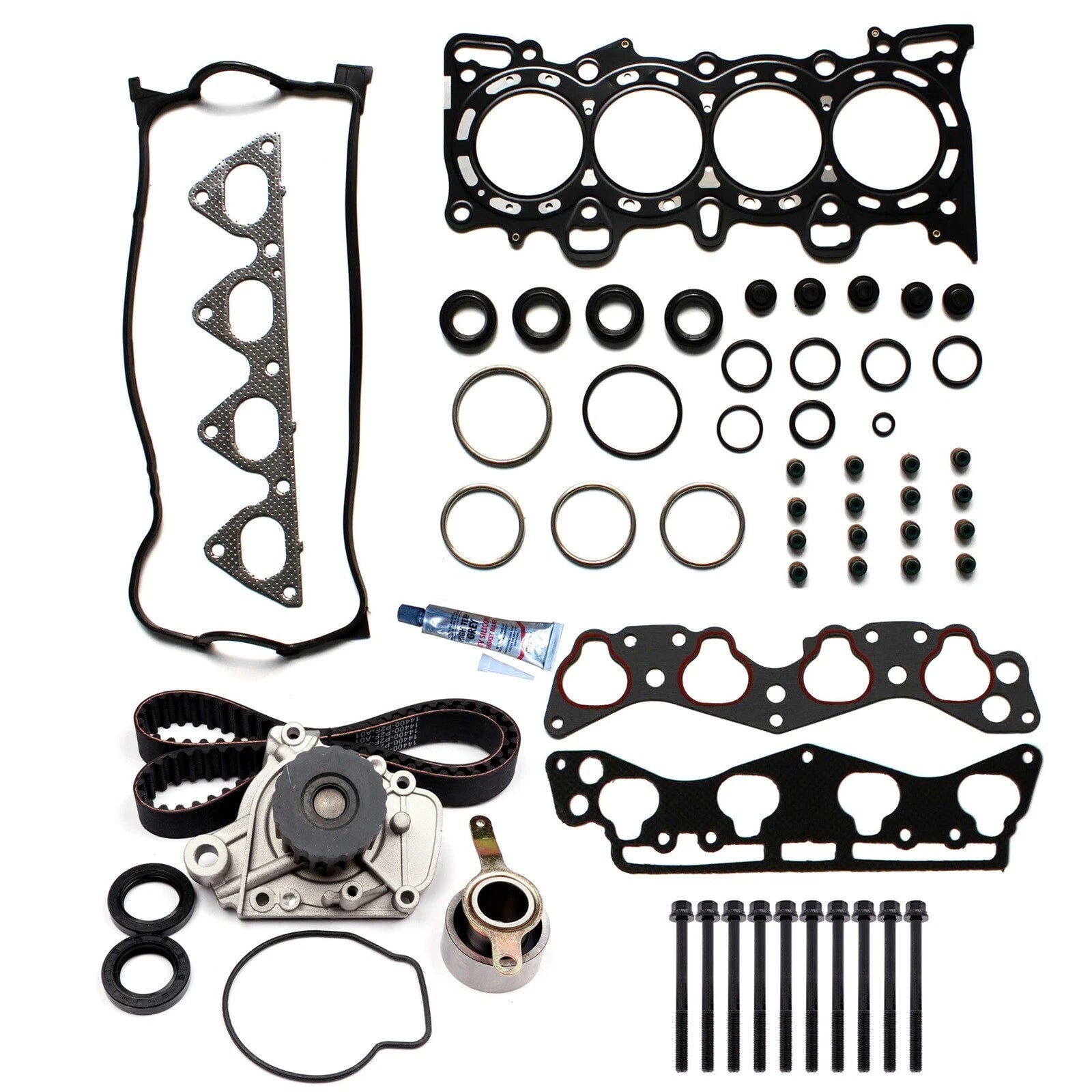 Set of 10 Head Gasket Bolts for Honda Civic LX (1996–2000)