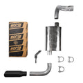2.5" Single Exhaust Kit for Jeep Wrangler (2018–2025)