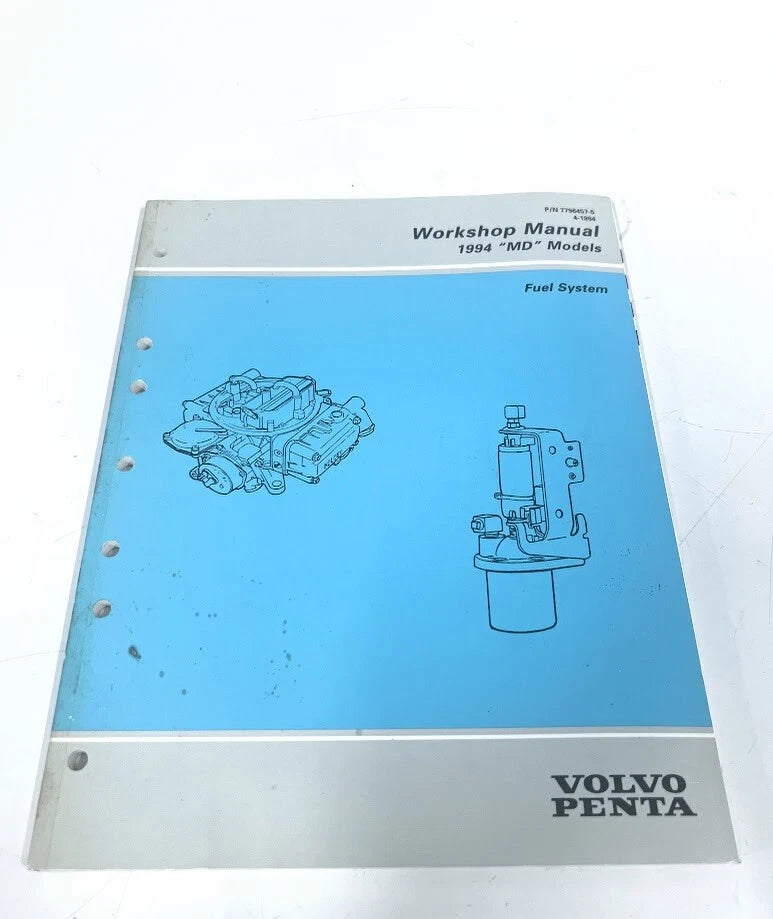 Workshop Manual for Volvo Penta MD Models (1994) - 7796457-5