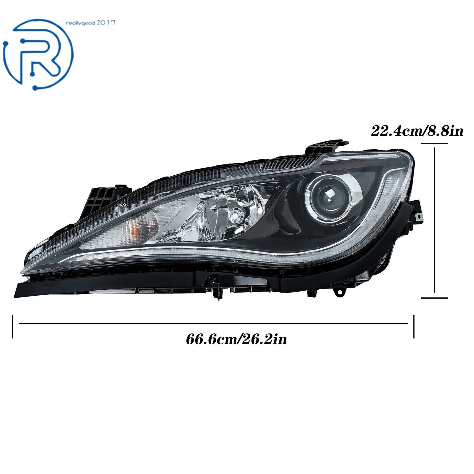 Headlight for Chrysler Pacifica (2017-2020) HID with Ballast & LED DRL