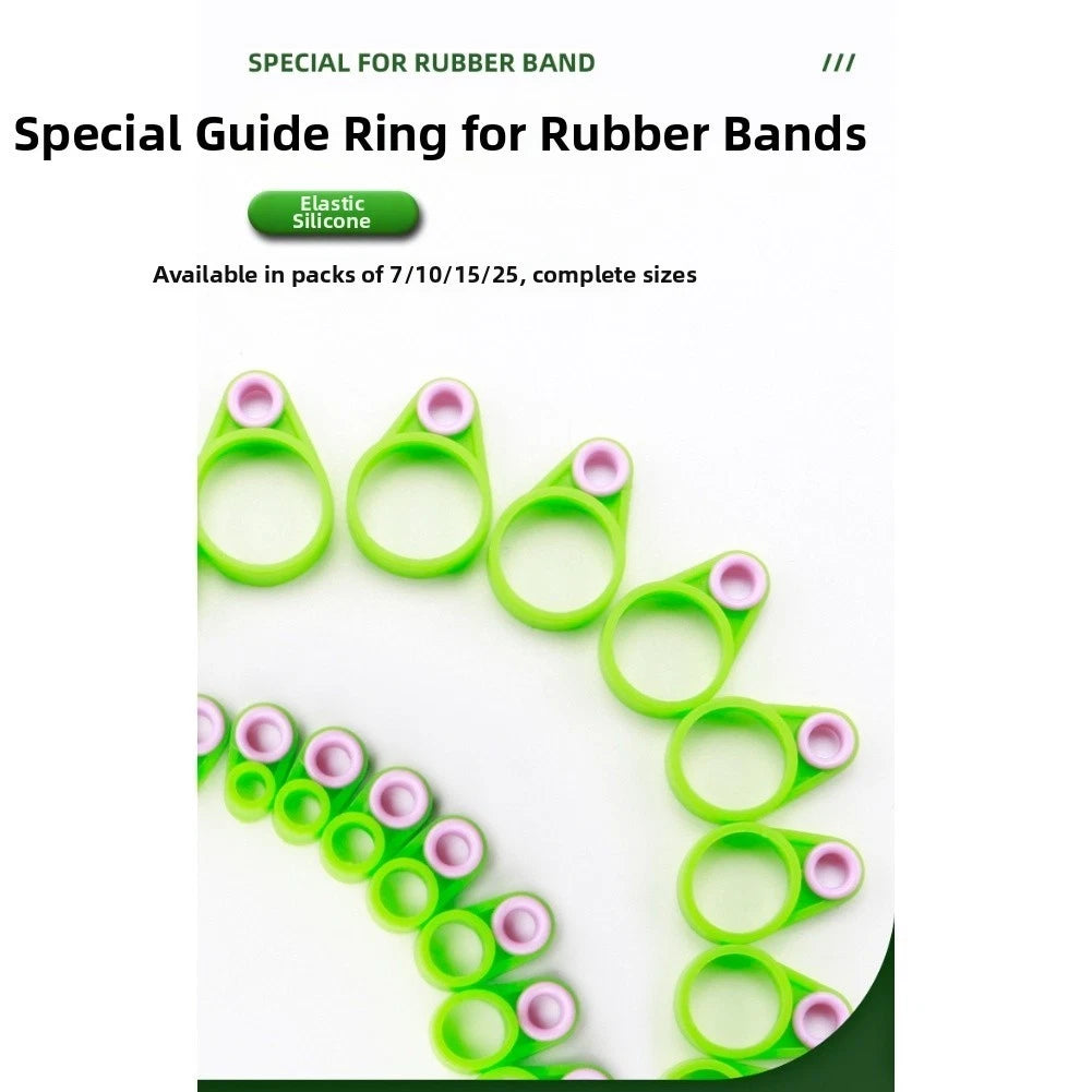 Soft Silicone Line Guide Rings for Fishing Rods (7pcs to 25pcs)