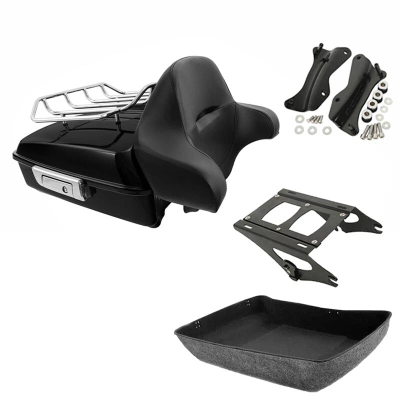Chopped Trunk Two Up Rack for Harley Touring Road King Glide (2014–2026)