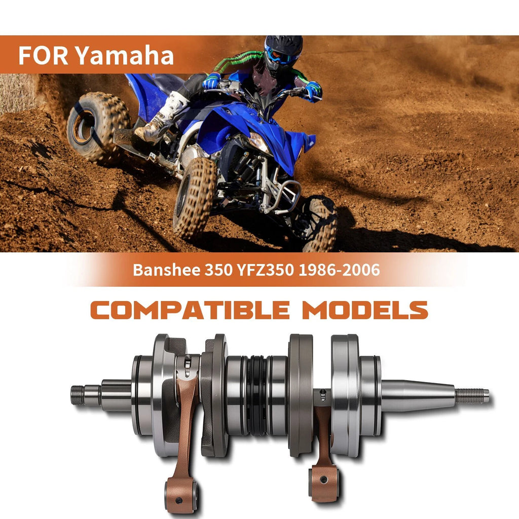 65mm Forged Piston Rings & Crankshaft Top End Gasket Kit (11:1) for Yamaha Banshee