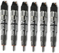 Set of 6 Common Rail Injectors 0445120080 65.10401-7004A for Daewoo Doosan DL06S