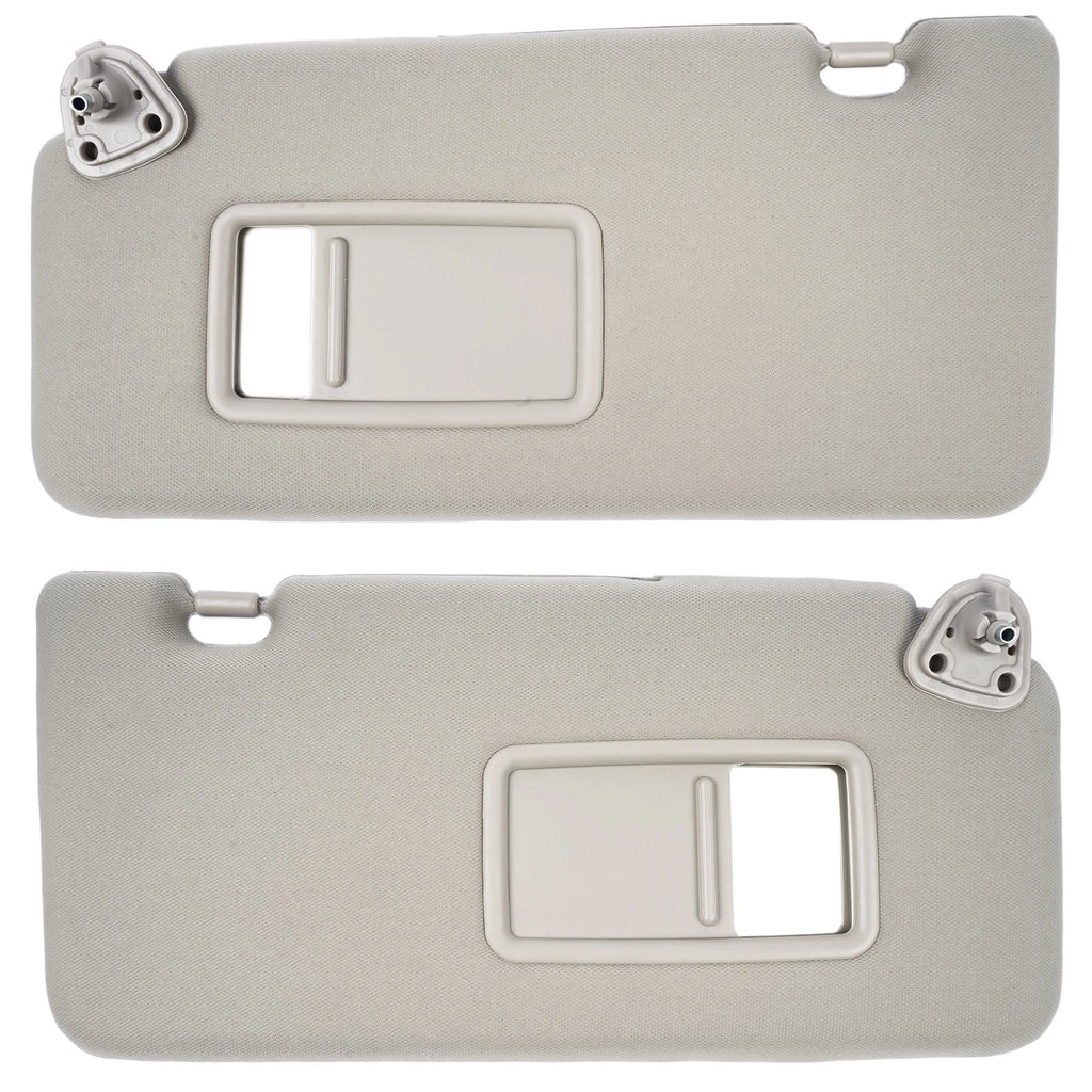 2Pcs Sun Visors w/ Makeup Mirror for Nissan Versa (2007–2012)