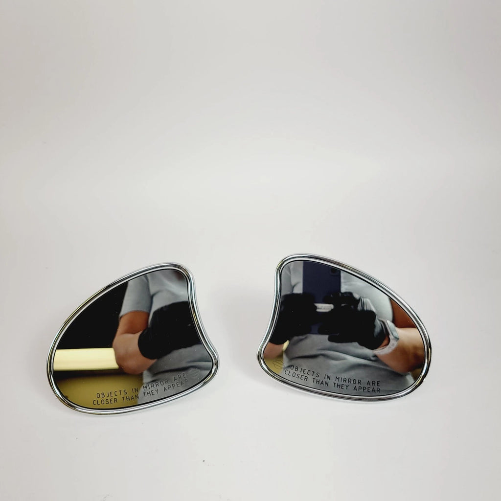 Chrome Tapered Fairing Mount Mirrors for Harley-Davidson Batwing (2014–2023)