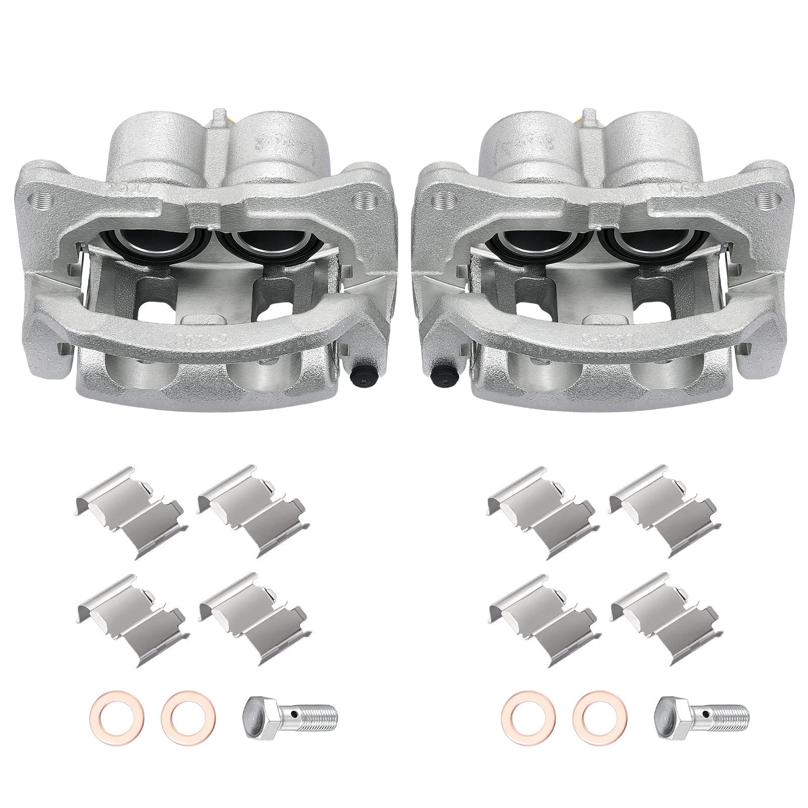 2X Front Disc Brake Calipers for Ford Edge (2011–2014) & Lincoln MKX (2011–2015)