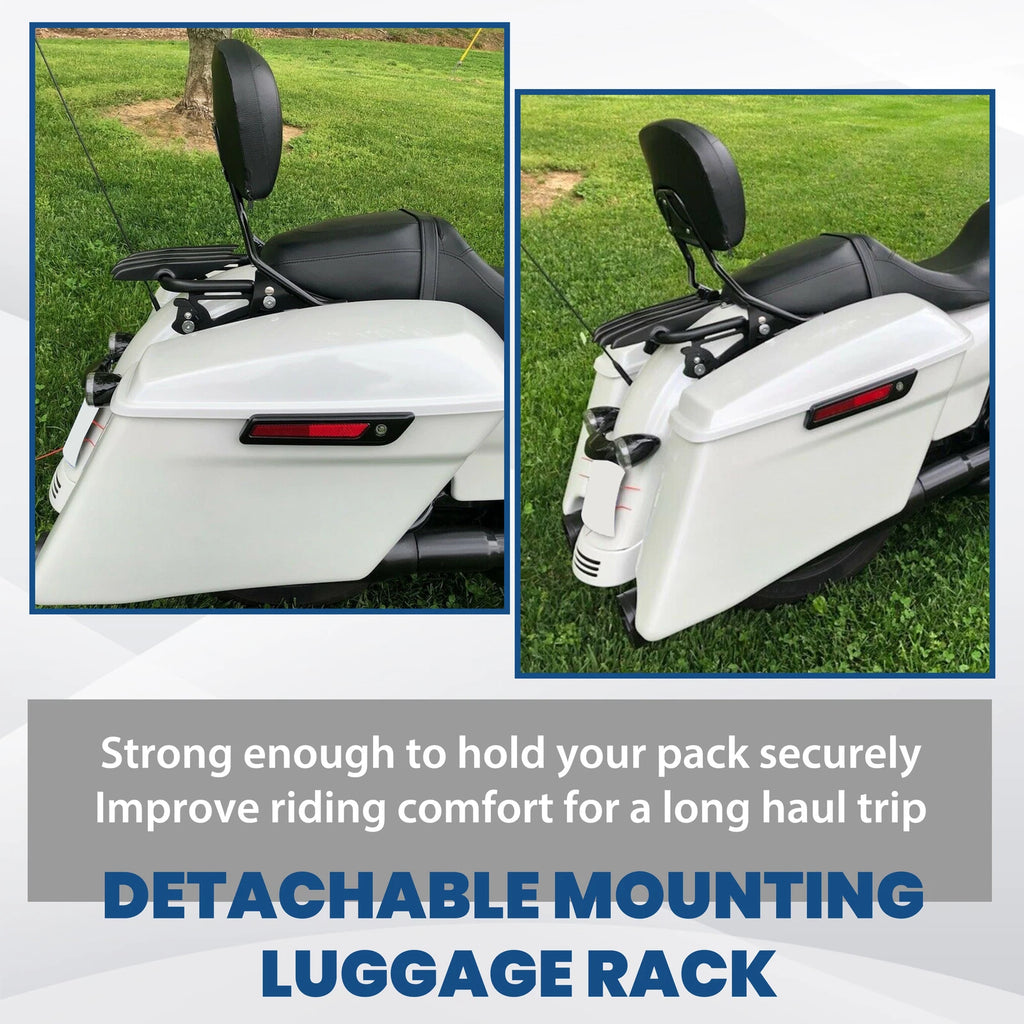 Detachable Stealth Luggage Rack for Harley Road King, Street Glide (2009–2026)
