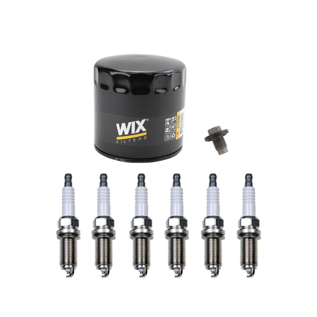 Wix Engine Oil Filter & NGK 6 Platinum Spark Plugs for Avenger Charger (2008–2014)