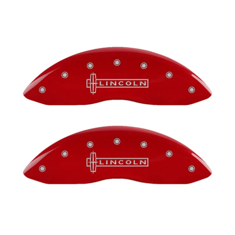 Red Caliper Covers Set of 4 Engraved Lincoln for 2018–2024 Navigator
