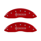Red Caliper Covers Set of 4 Engraved Lincoln for 2018–2024 Navigator