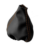 Manual Shift Boot for Fiat 500 Abarth (2012–2019) Orange Stitch