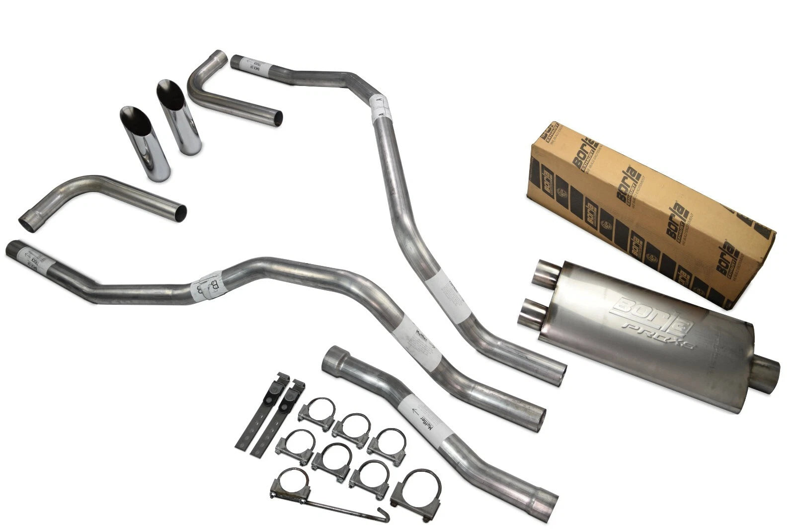 Dual Exhaust for Nissan Titan (2004–2006) 2.5 Inch Slash Cut Tip