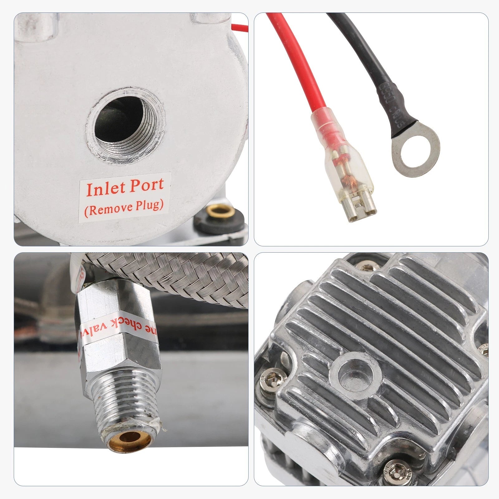 Air Compressor Kit for Train Horns & Bag Suspension (12V)