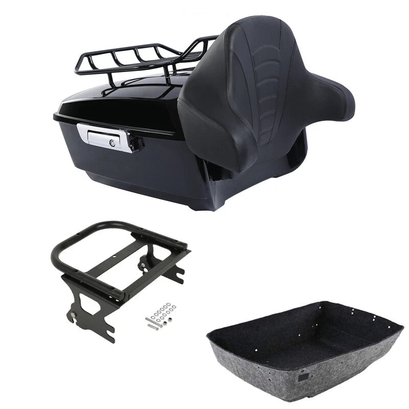 Trunk Backrest Rack Mount for Harley Touring Road Glide (1997–2008)