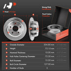Rear Brake Rotors & Pads for Jeep Grand Cherokee