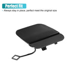 Rear Bumper Tow Hook Cap for Mercedes E-Class (2017–2023) No.A2138853701 Unpainted Black