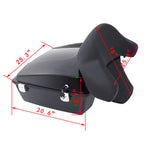 Trunk Backrest Pad Mount Rack Docking Kit for Harley Street Glide (2009–2013)
