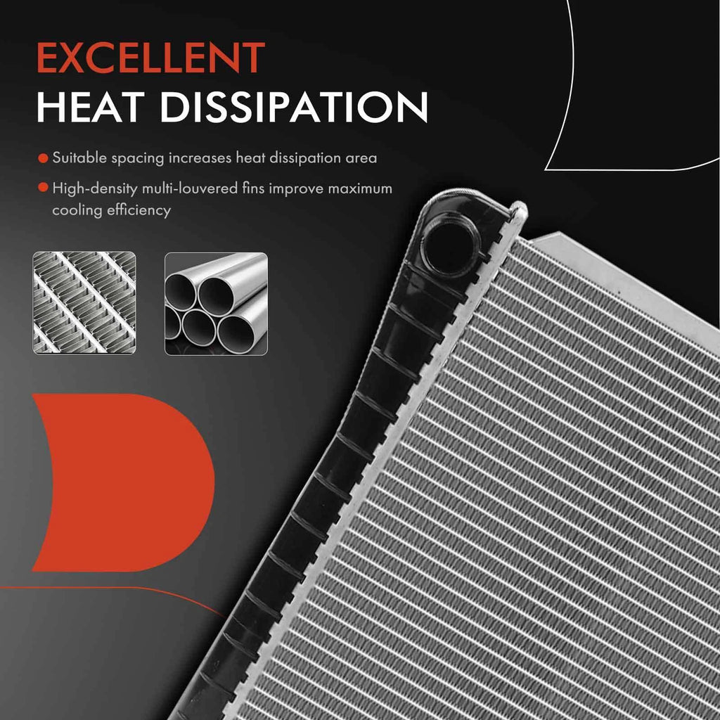 Radiator with Transmission Oil Cooler for Chevy Camaro (1982–1992)
