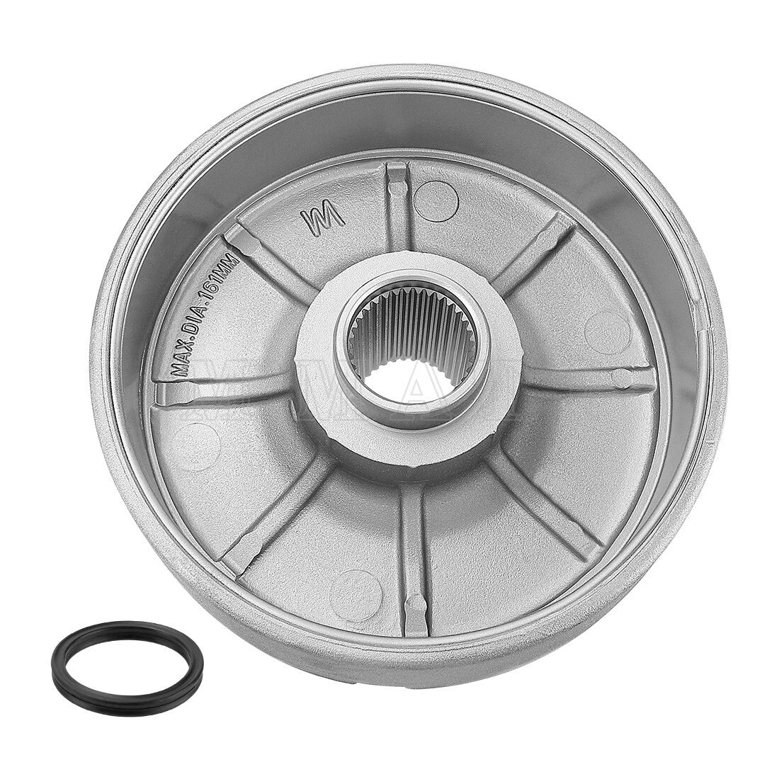 Rear Brake Drum Hub w/Seal for Honda Rancher 420 (2007–2023) 43620-HP5-600 91351-HB3-004