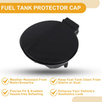 Fuel Tank Door Cap for Volkswagen Magotan (2012–2016) No.3AD809857 Black