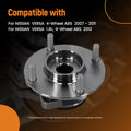 Front Wheel Hub & Bearing Assembly for Nissan Versa (2007–2012) 513373 WE60515 ABS