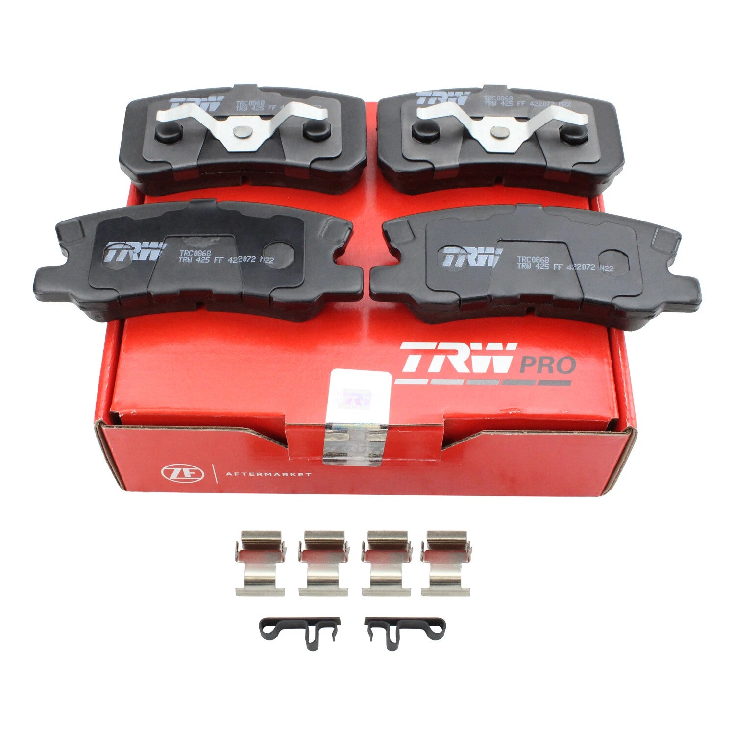 TRW Pro Rear Ceramic Brake Pads for Dodge Avenger, Caliber, Mitsubishi Lancer, Patriot (2007–2014)
