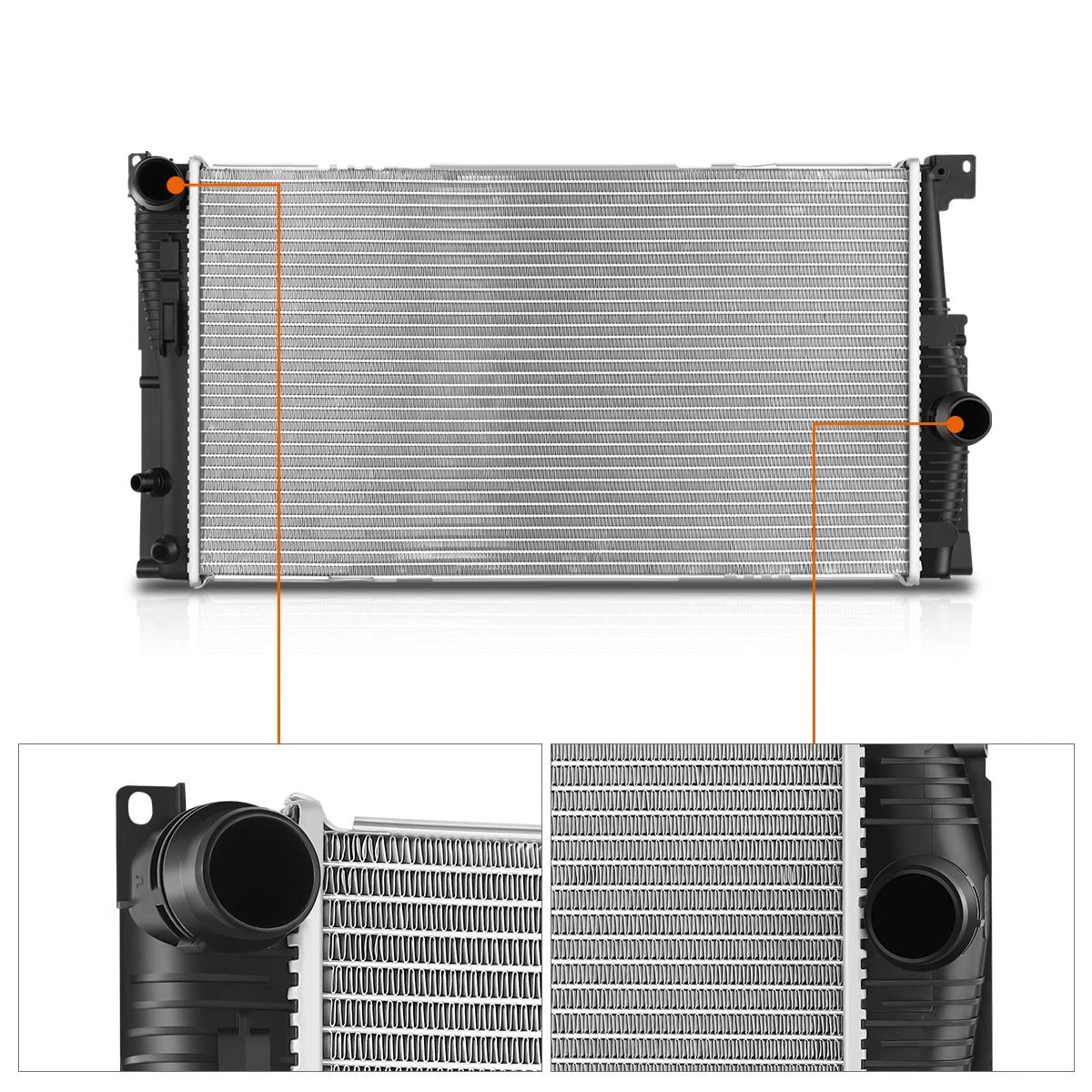 Aluminum Core Radiator DPI-13353 for BMW 528i xDrive (2012–2016)