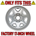 Chrome Wheel Skins Set of 4 for 2015–2017 GMC Yukon (17 inch)