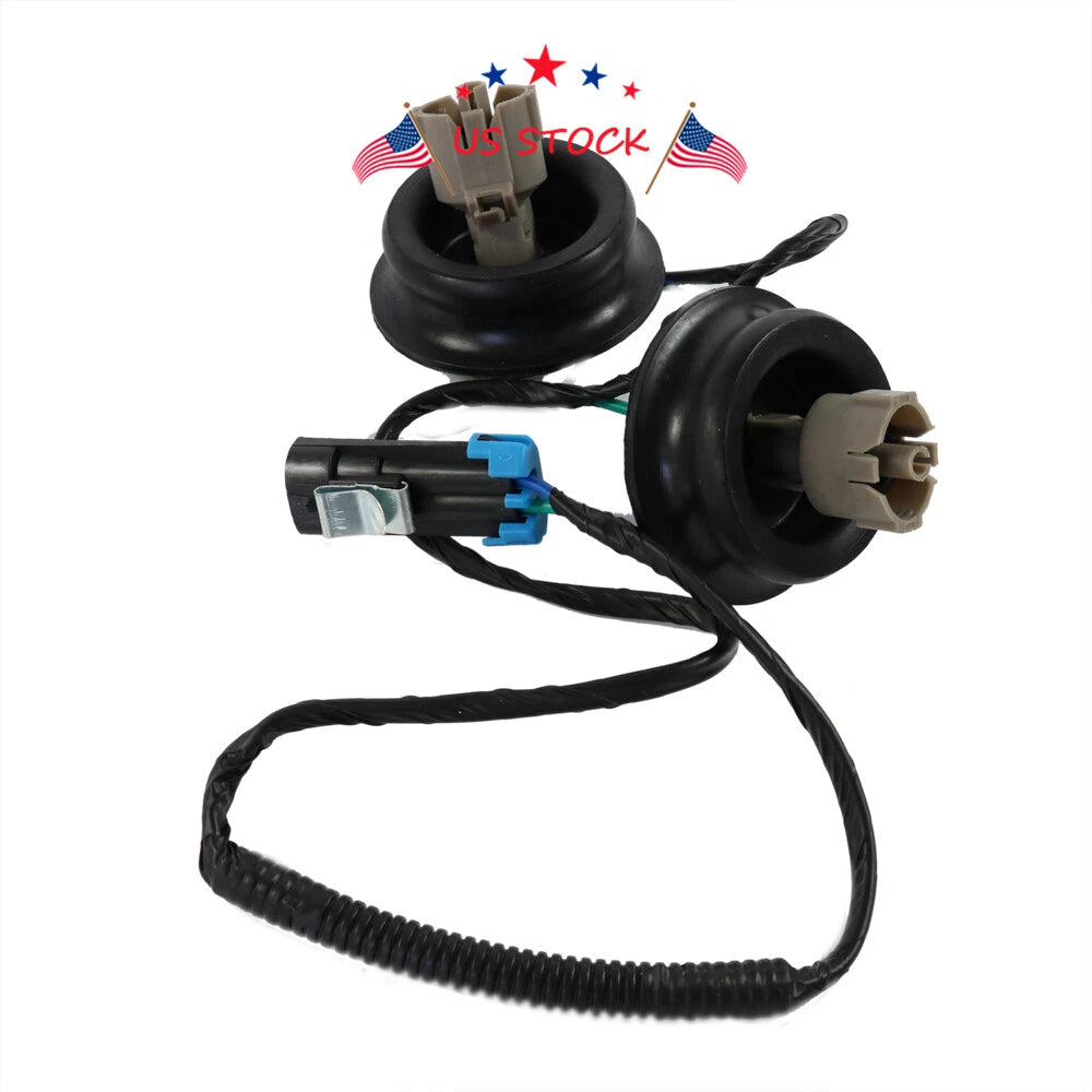 Pair Knock Sensors & Harness Kit for Chevy GMC Silverado Sierra (2000-2006)