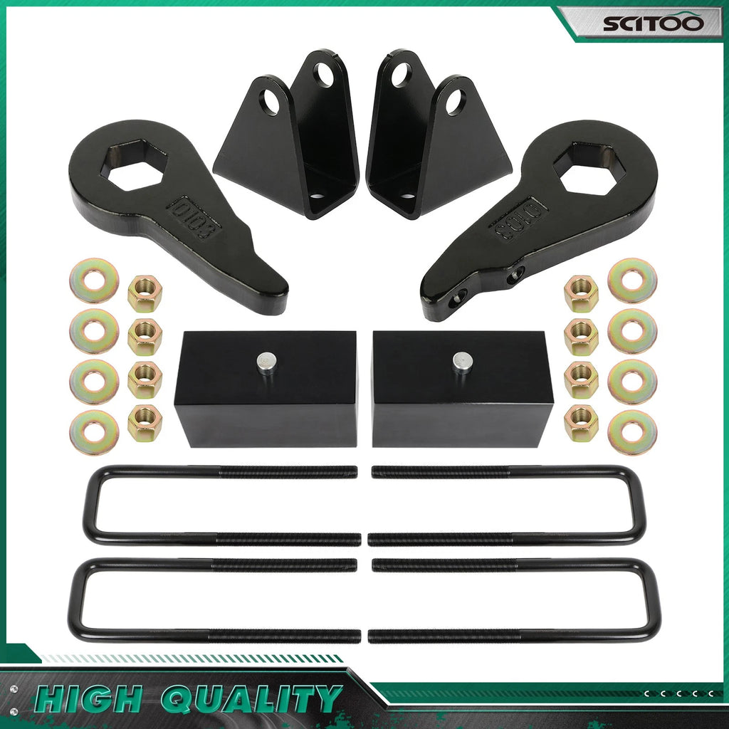 3" Leveling Kit for Silverado Sierra 2500/3500HD (2001–2023) Torsion Keys