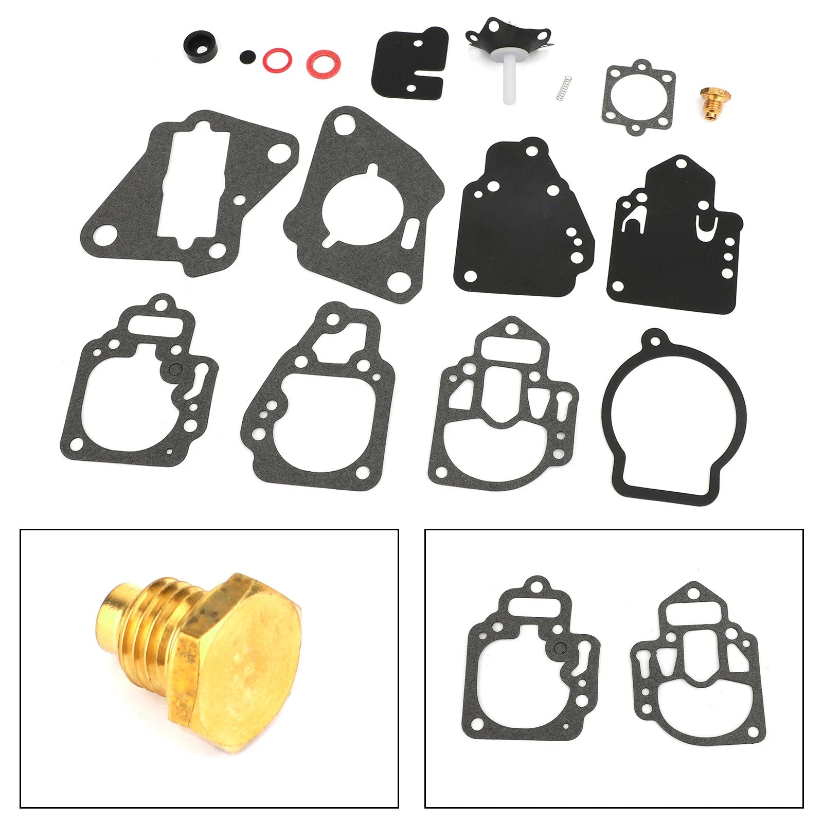 Carburetor Repair Gasket Kit for Mercury Mariner 6-25hp (1395-97611)