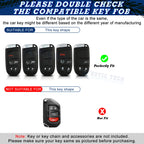 Rose Gold Soft TPU Smart Key Cover for Dodge Jeep (2019-2024)