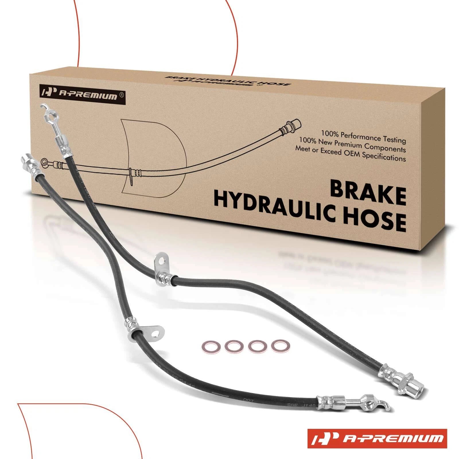 Front Brake Hydraulic Hose for Toyota Matrix Pontiac Vibe (2003-2008)