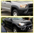Bumper End for Toyota Tacoma (2012–2015) Front Right Textured Plastic