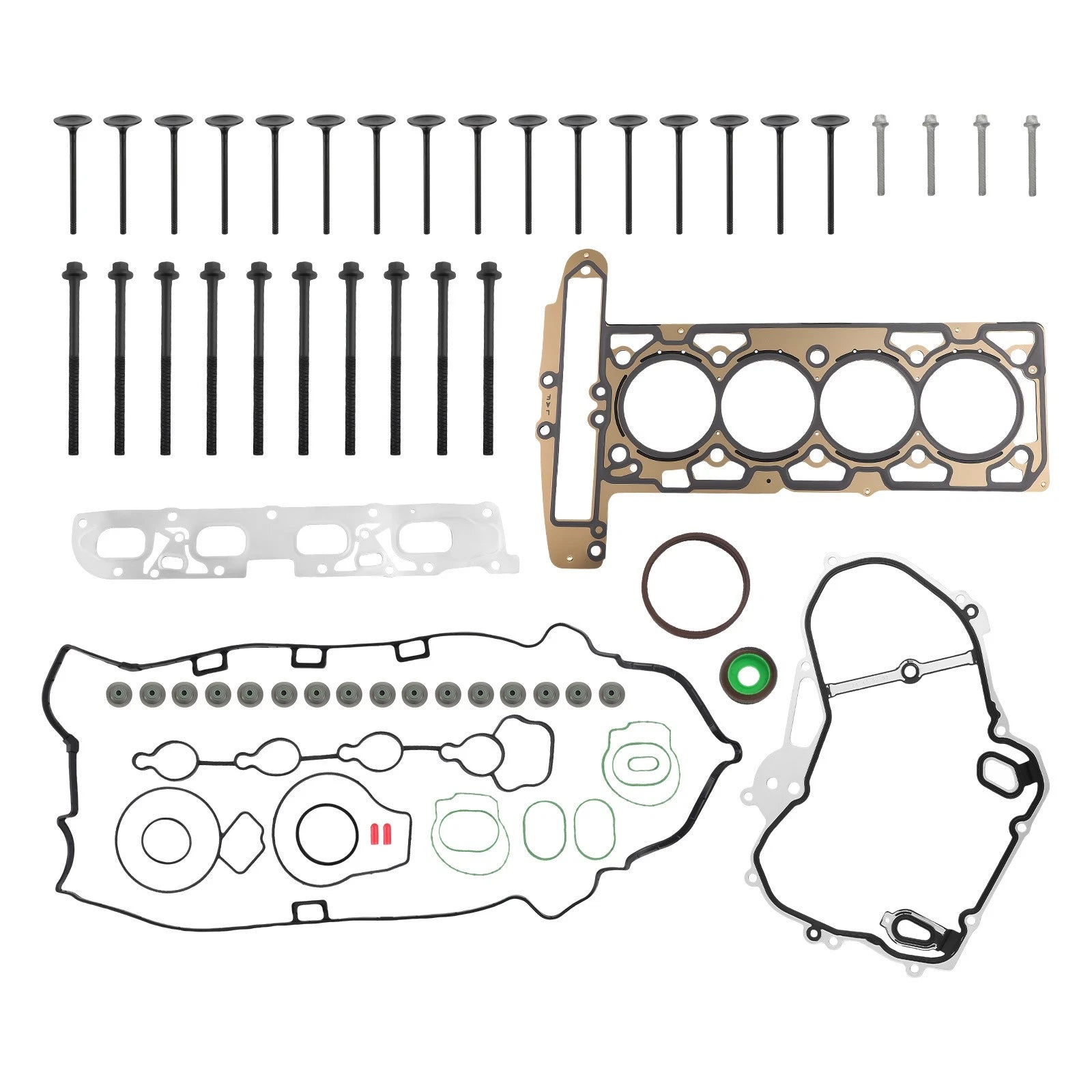 Head Gasket Bolts & Intake Exhaust Valves for Chevrolet Equinox (2010–2013)