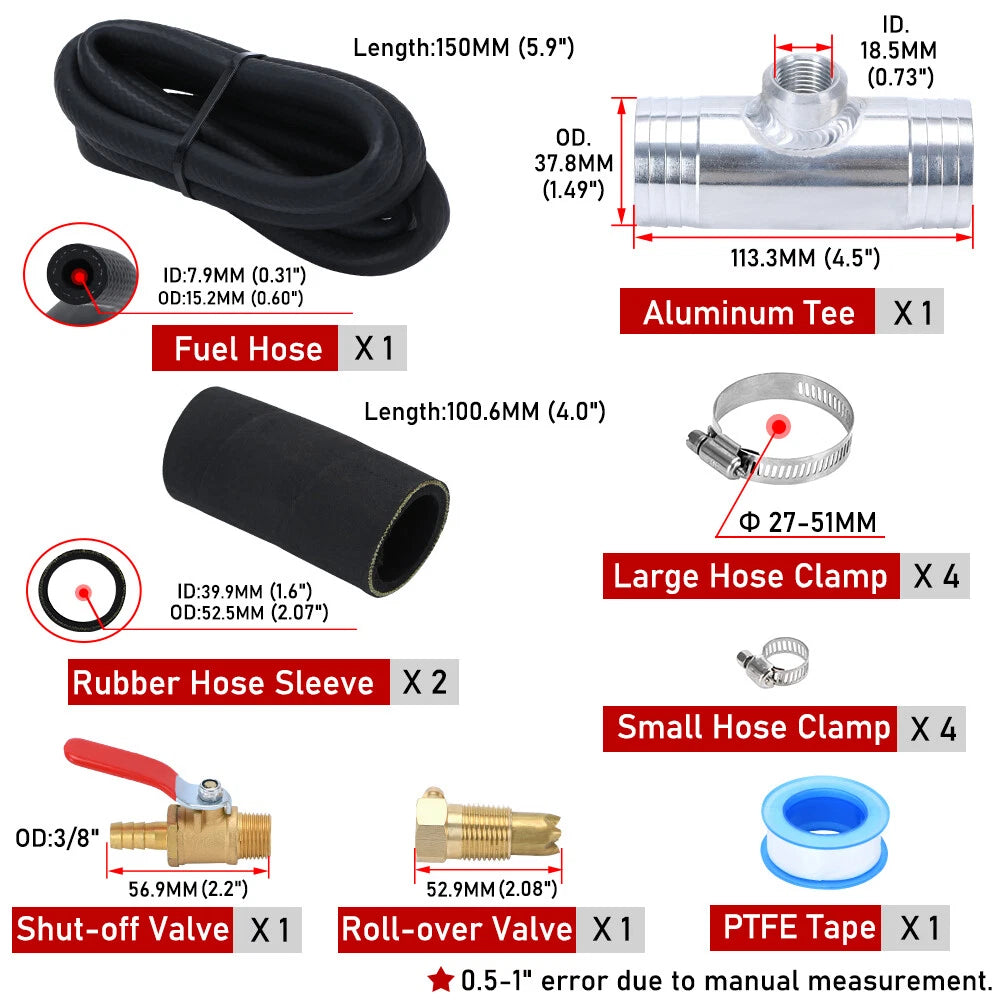 Auxiliary Fuel Tank Install Kit for Ram 2500 3500 (1999–2012) 11025
