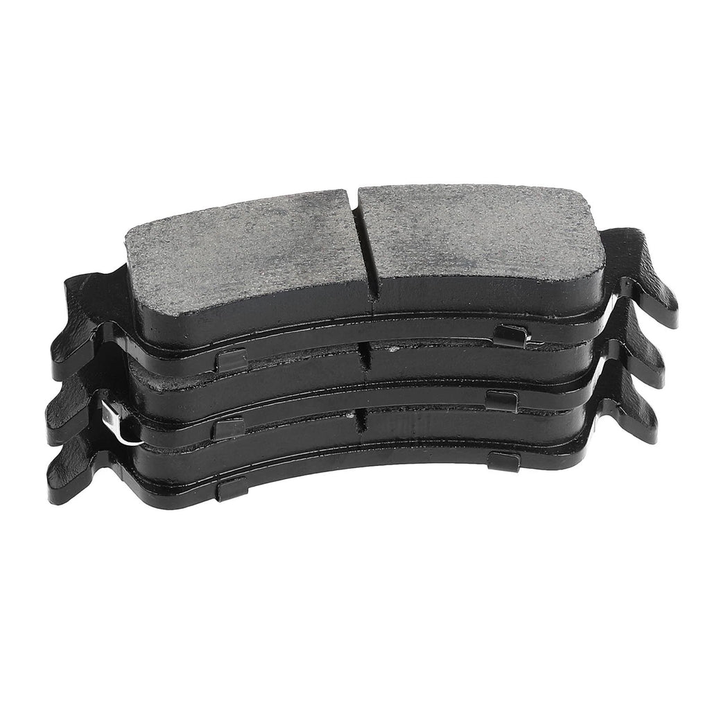 Set of 4 Rear Ceramic Brake Pads for Chevy Silverado 1500 GMC Sierra (1999–2006)